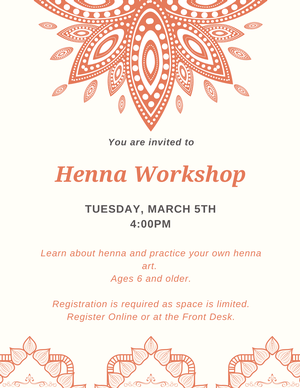 Henna Workshop